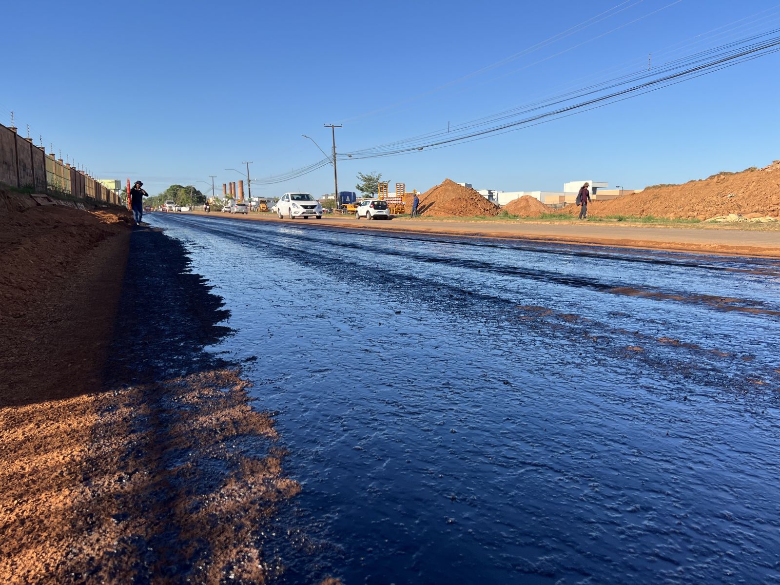 De acordo com a Semob, os serviços seguem em ritmo acelerado