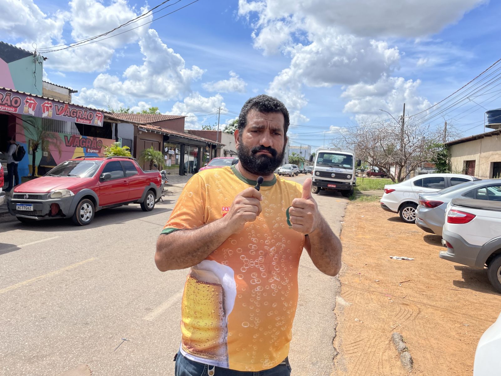 Outro comerciante que já percebe os resultados é João “Bora Bora”