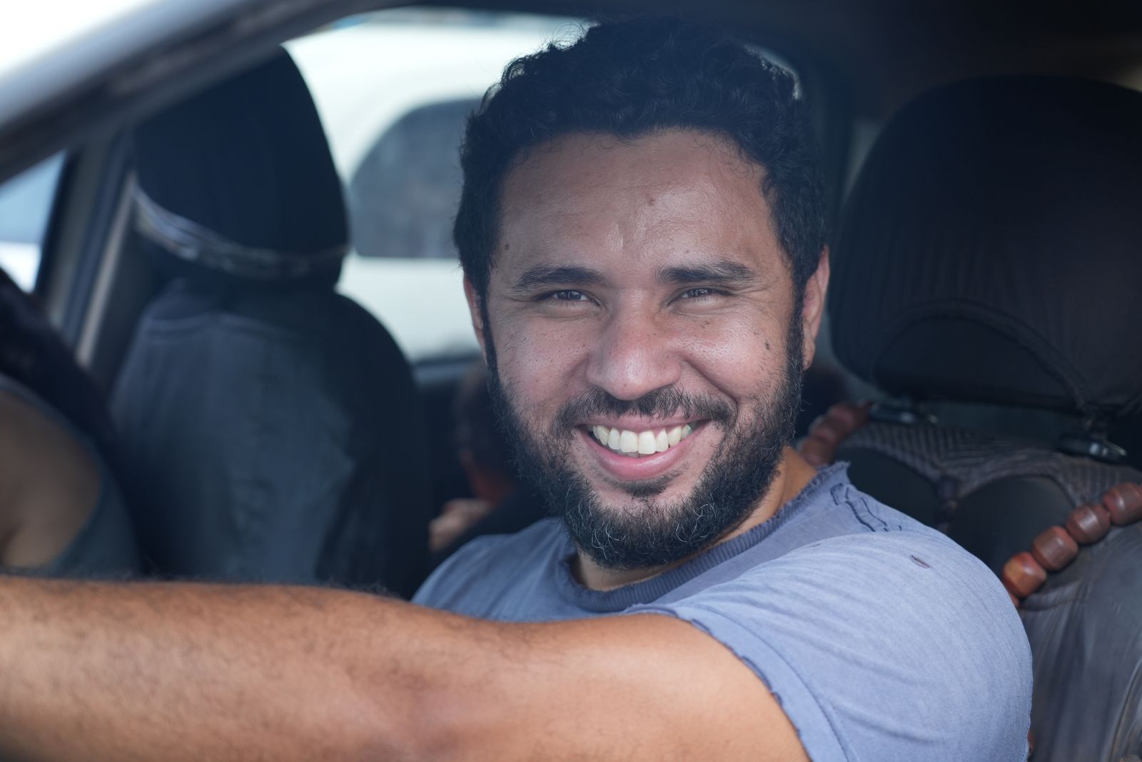 Josué Pereira, motorista de aplicativo