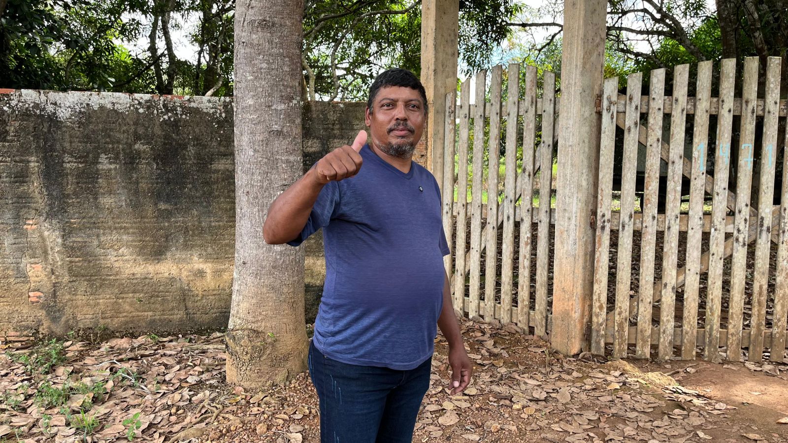 Trabalhador rural Julmar Ferreira recebeu com gratidão a atuação da Prefeitura