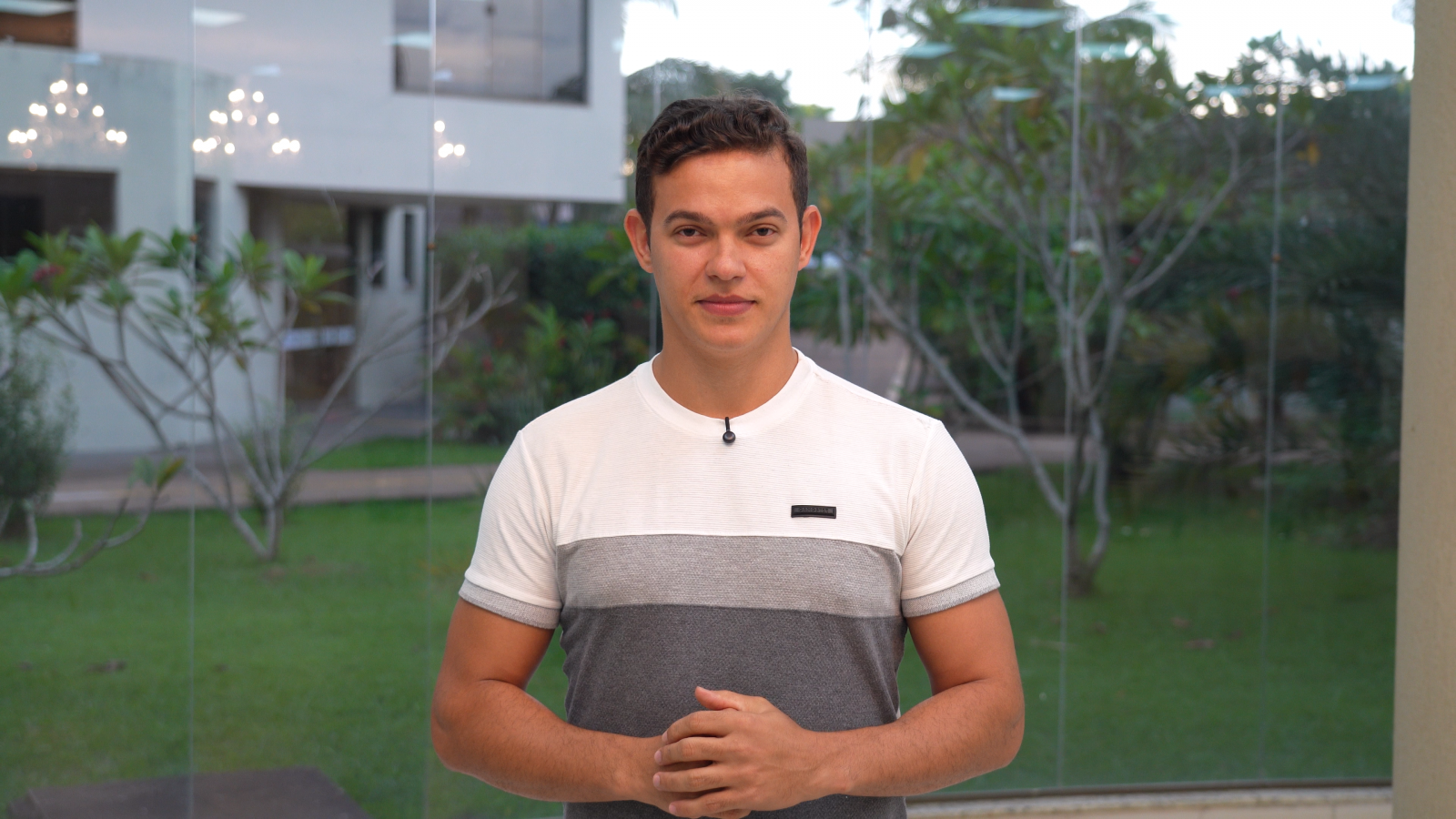 Enfermeiro Kesley Vieira, também participante do evento