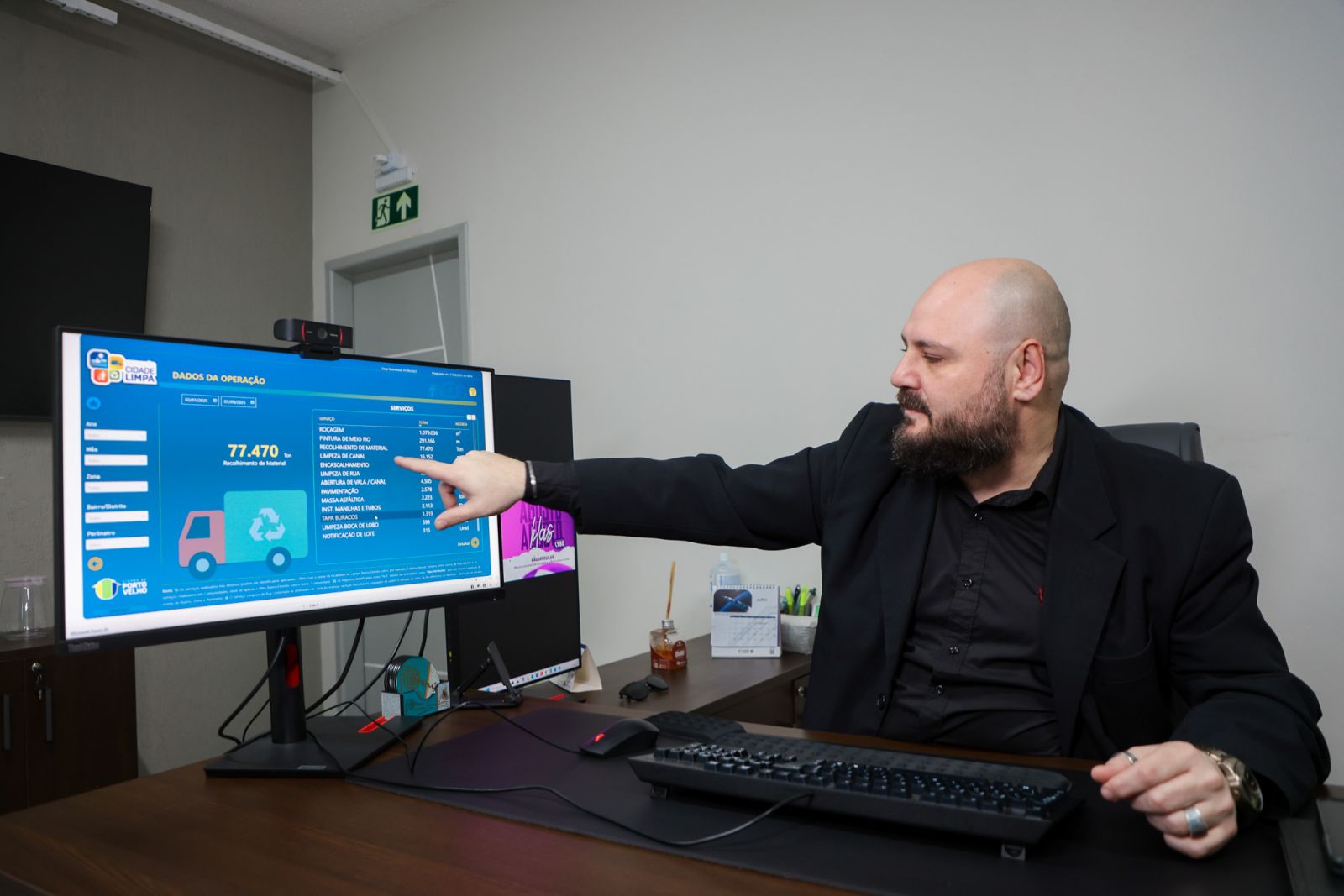 De acordo com o Cezar Marini, ferramenta disponibiliza informações em tempo real para a Prefeitura