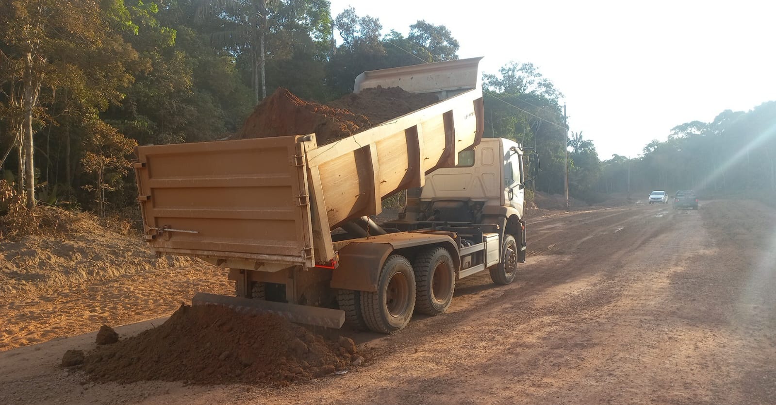 recuperação das estradas rurais é uma das prioridades da gestão