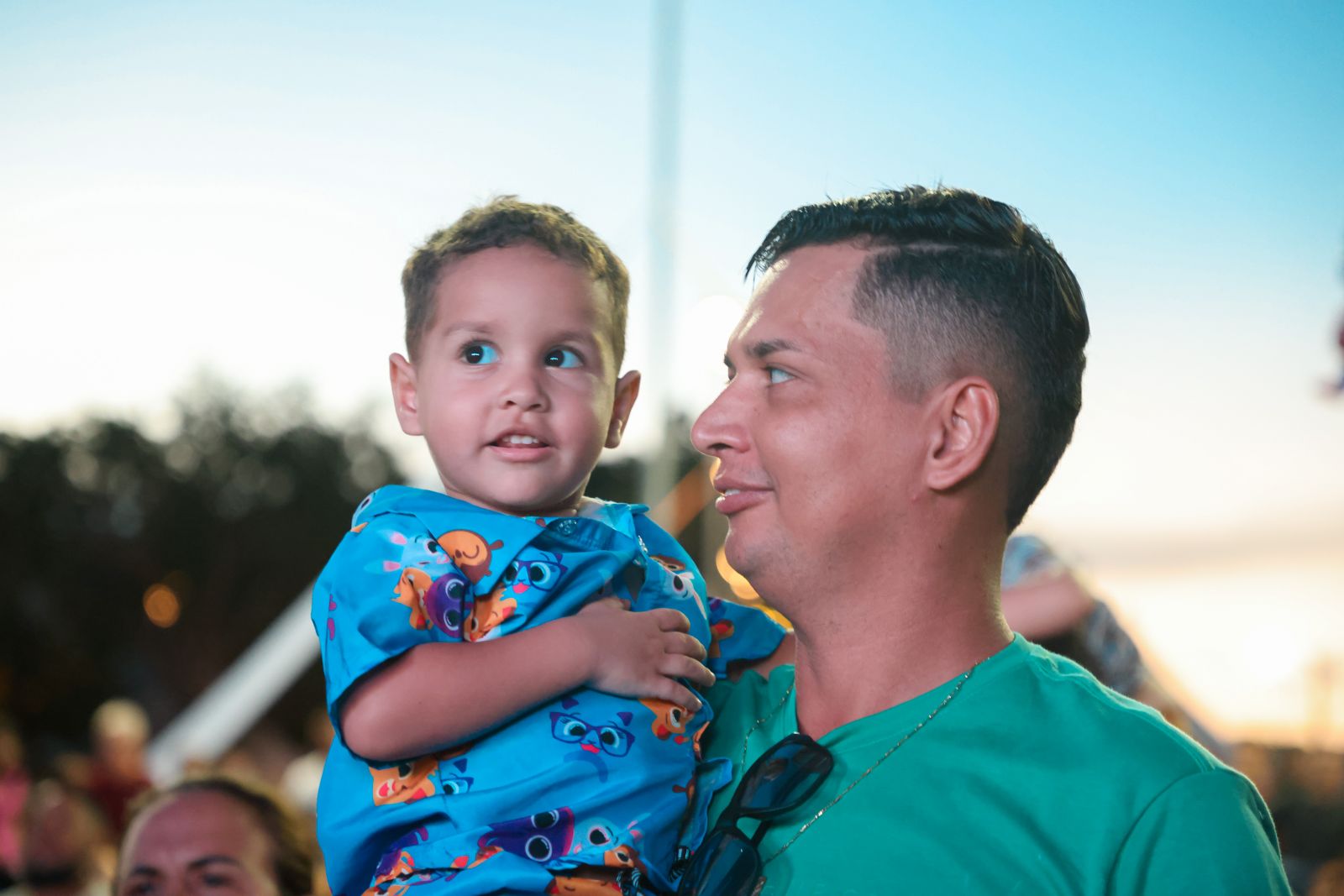 Marcelo Albuquerque aproveitou a festa com a família