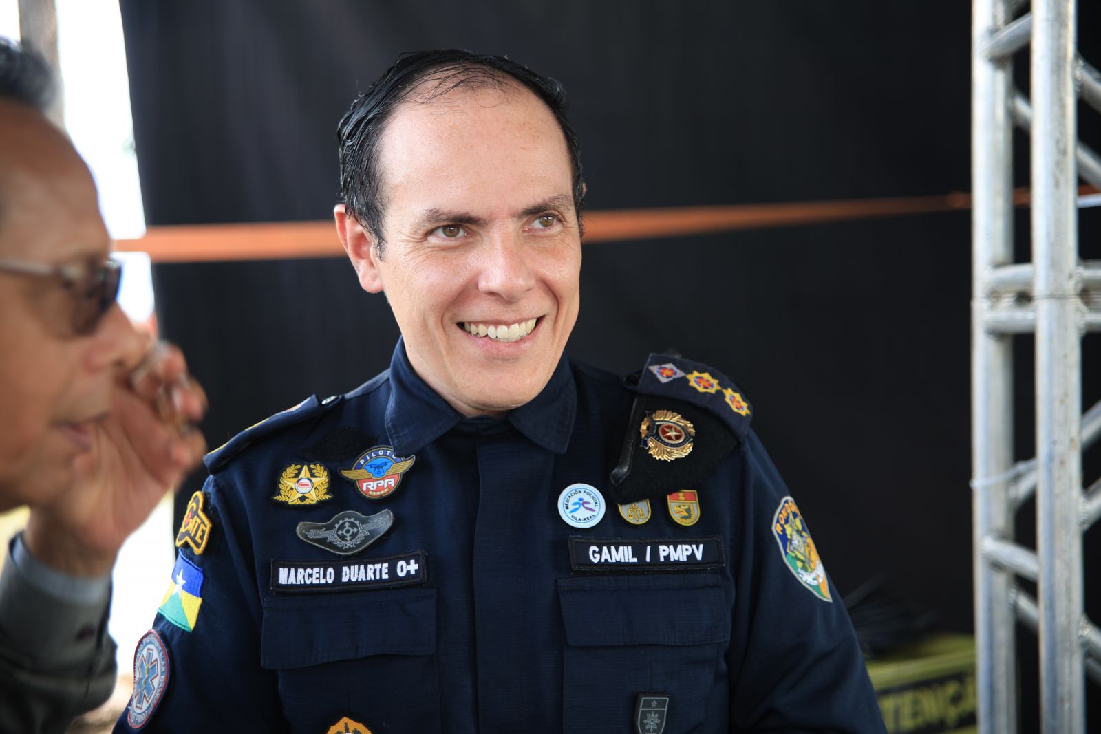 Tenente-Coronel PM Marcelo Victor Duarte, chefe do Gabinete Militar da Prefeitura de Porto Velho, fala sobre o reforço da segurança no fim de ano e a atuação integrada das forças no município