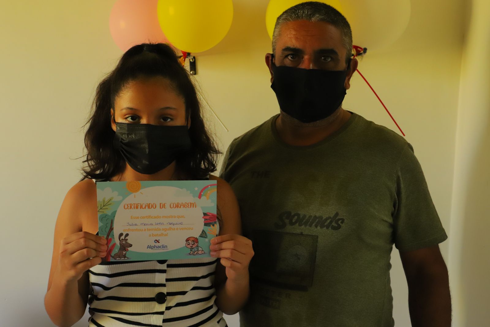 Herivan Rosélio garantiu a vacinação da filha de 11 anos