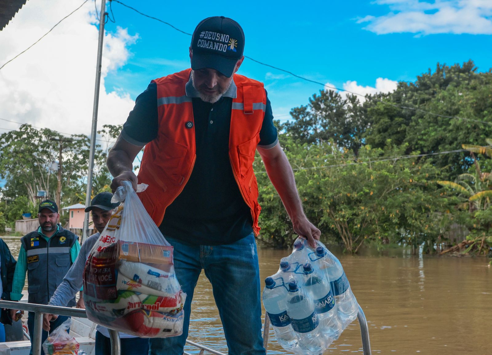 Prefeito esteve recentemente em Nazaré para levar apoio à população