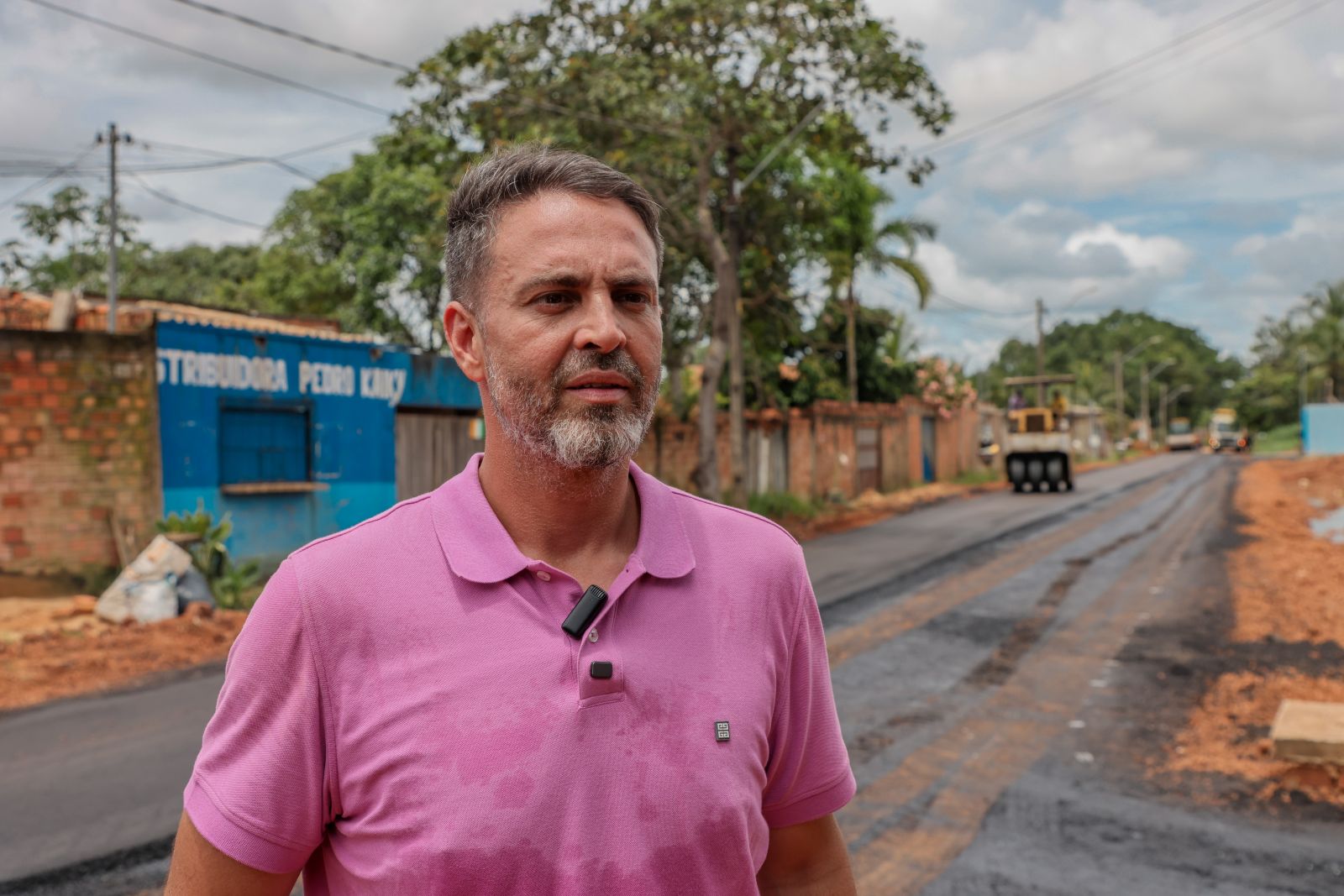 Nosso objetivo é proporcionar uma infraestrutura urbana de qualidade, destacou o prefeito durante a visita