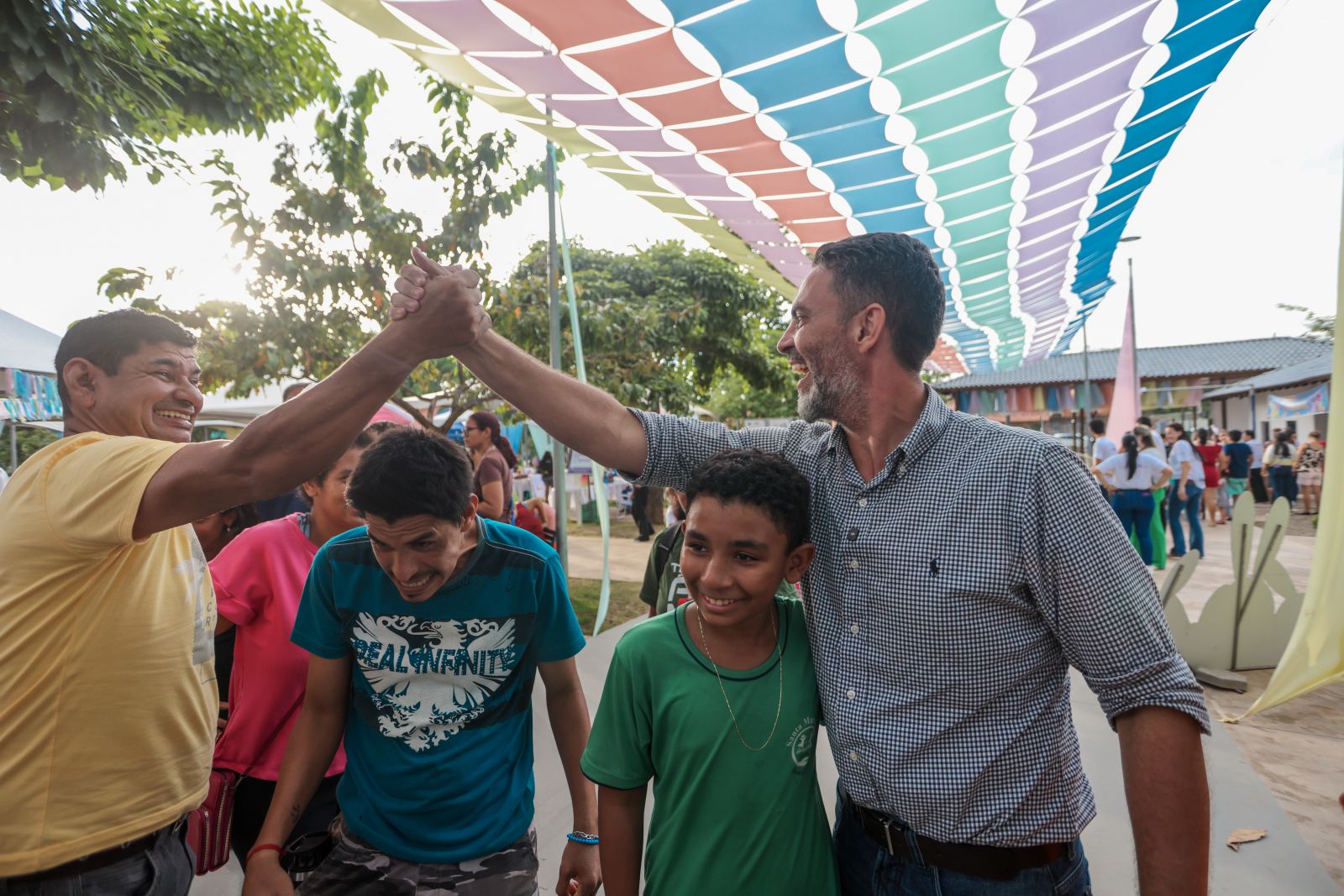 A festividade contou com um ambiente adaptado, seguro e lúdico