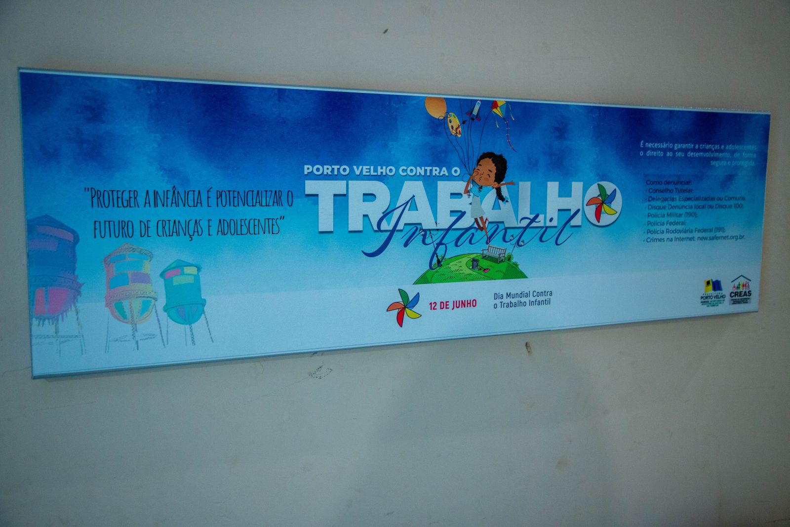 Ação visa reforçar as políticas públicas desenvolvidas pela gestão do prefeito Léo Moraes para erradicar o trabalho infantil