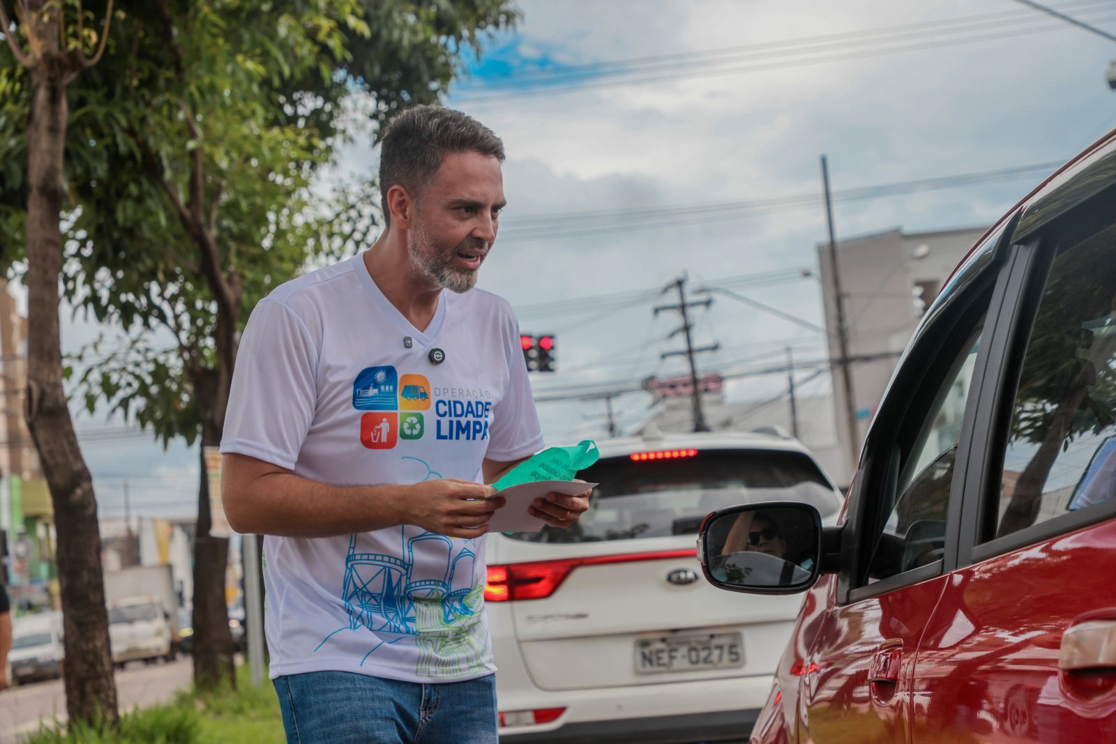 Prefeito Léo Moraes esteve presente durante o evento