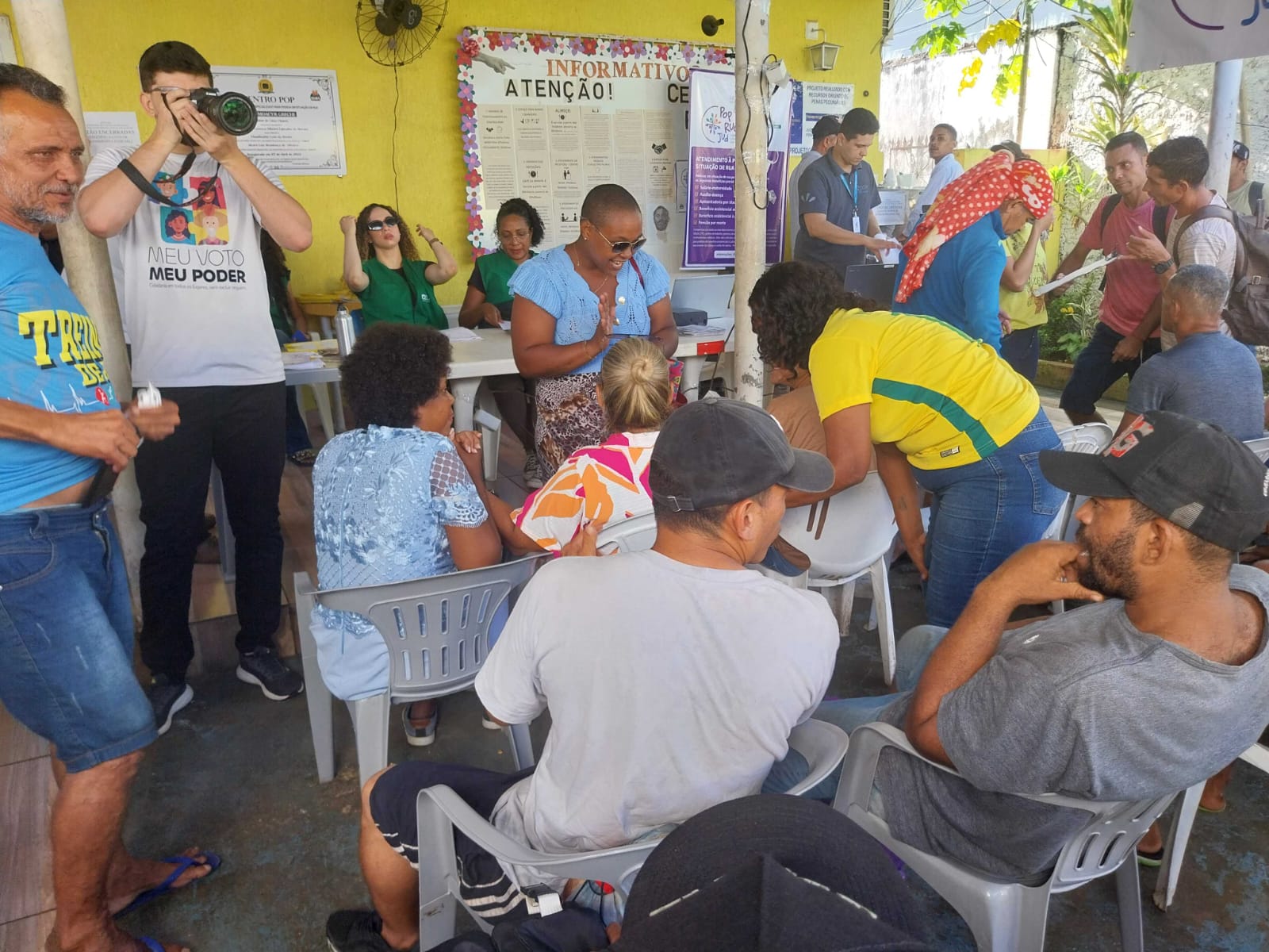 Mutirão PopRuaJud acontece no Centro Pop