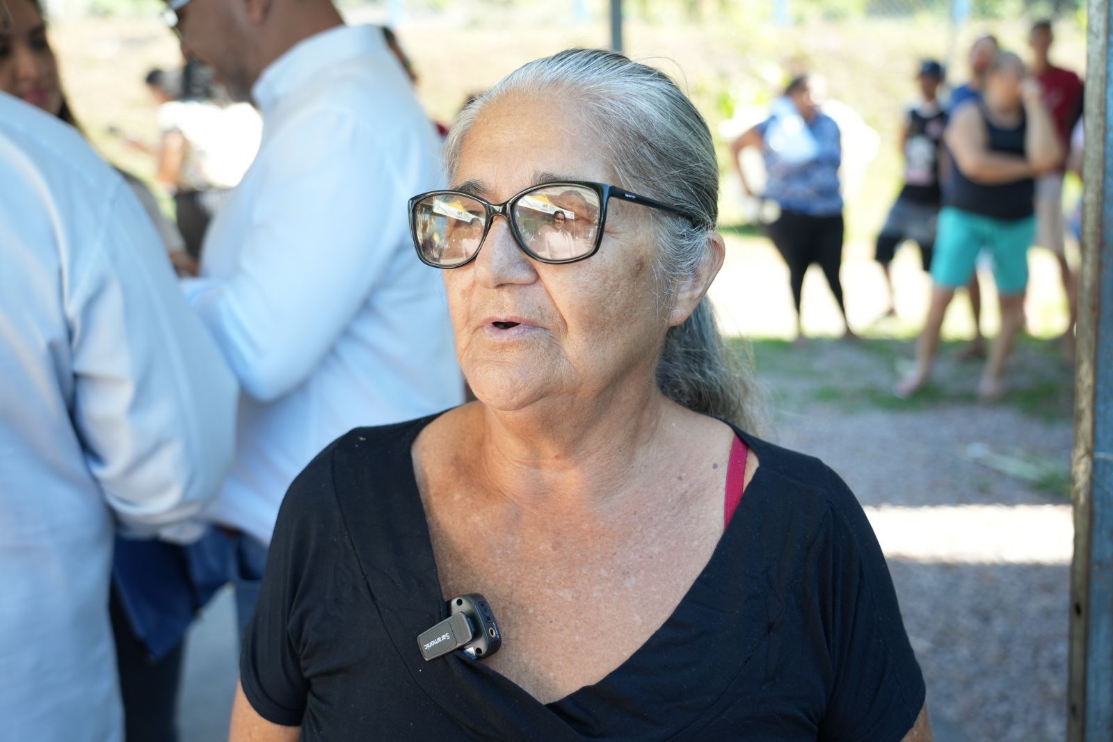 Dona Raimunda também lembra que atualmente não faltam mais profissionais na unidade