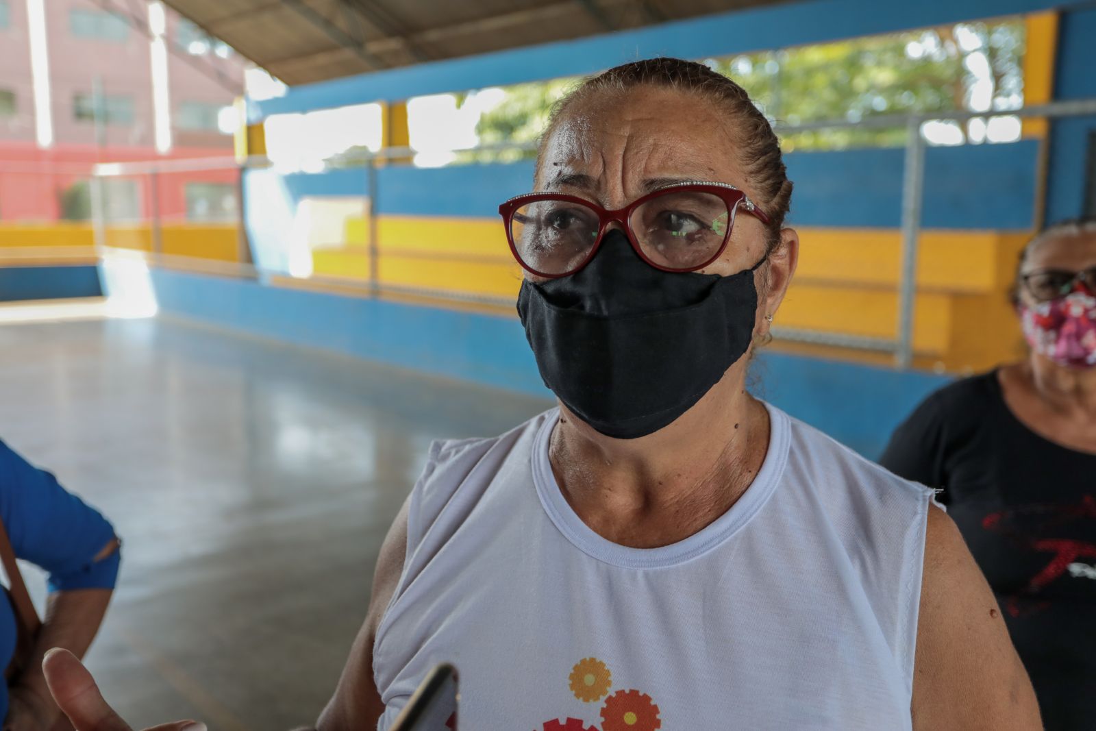 Rosilda Silva é aluna do projeto há dois anos