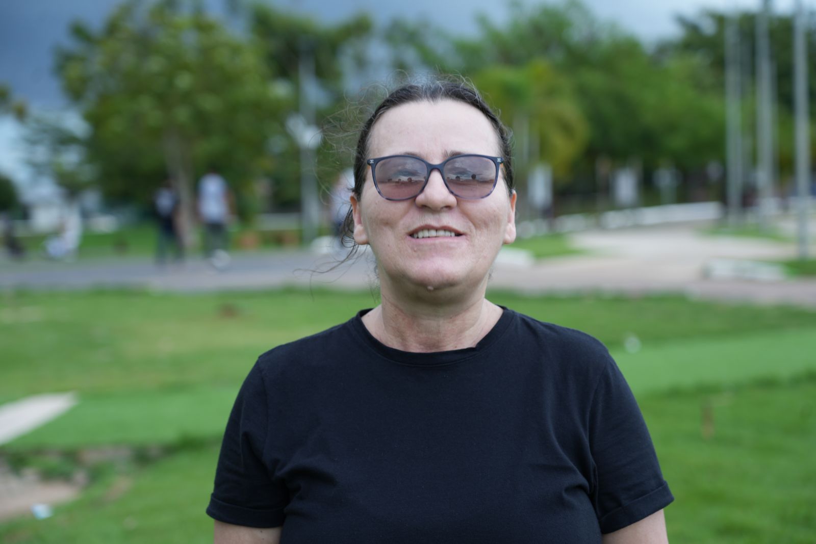 Professora de sociologia Rosimeire Negreiros, que acompanhou a turma, também elogiou o projeto