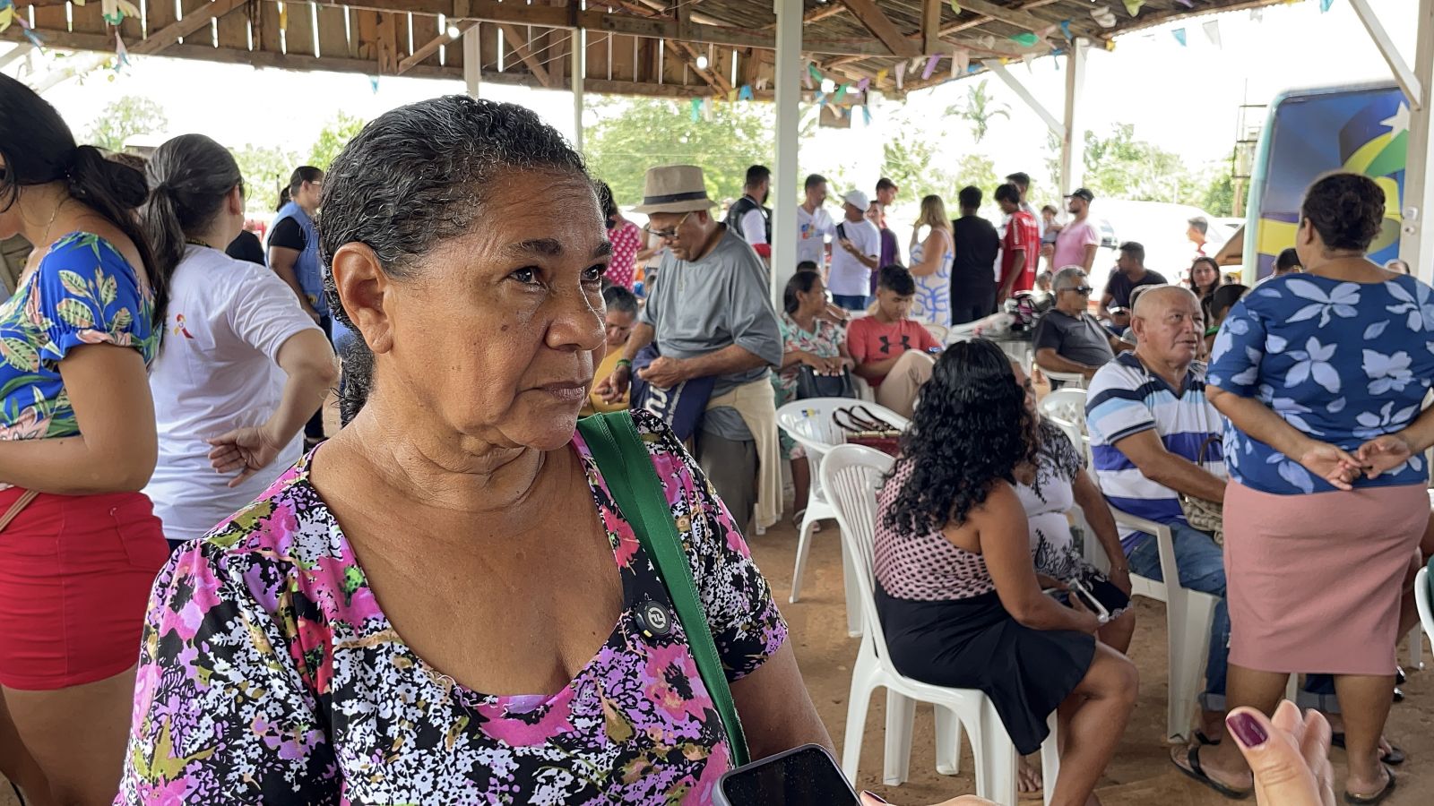 Moradora da Estrada dos Piriquitos, na Linha 4, Sebastiana aprovou a iniciativa da Semusa