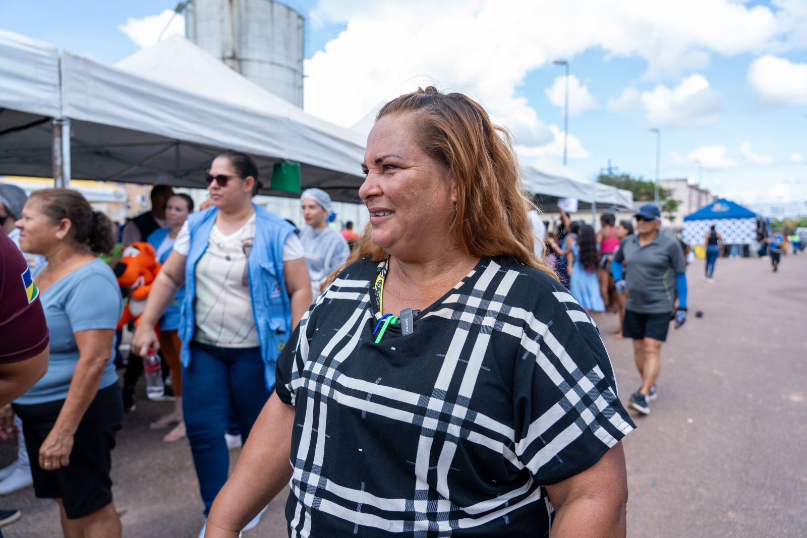 Ângela Cardoso, presidente da associação de moradores do bairro, agradeceu à Prefeitura pela realização do evento