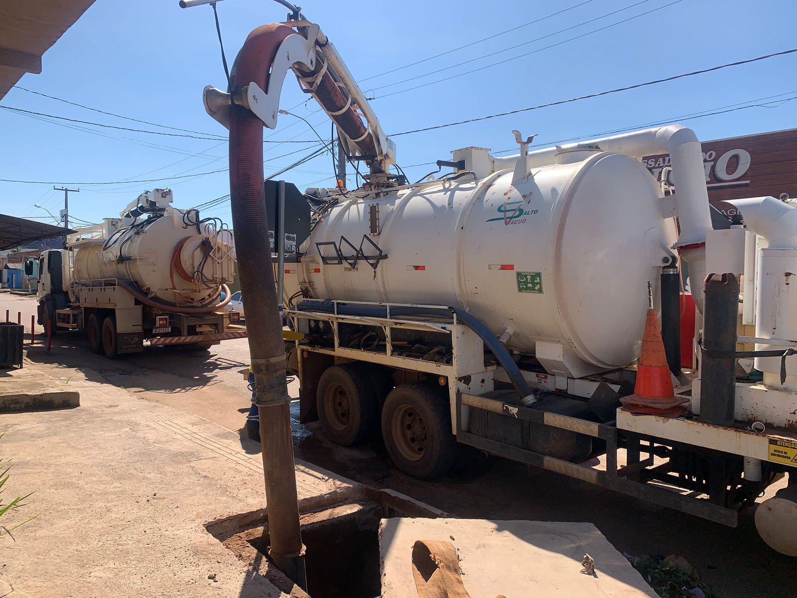 Entre janeiro e março deste ano, foram executados 6 metros de serviço