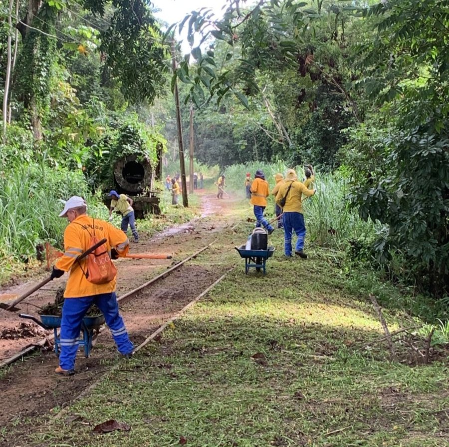 Prefeitura realiza mutirões de limpeza na estrada que dá acesso ao histórico Cemitério da Candelária