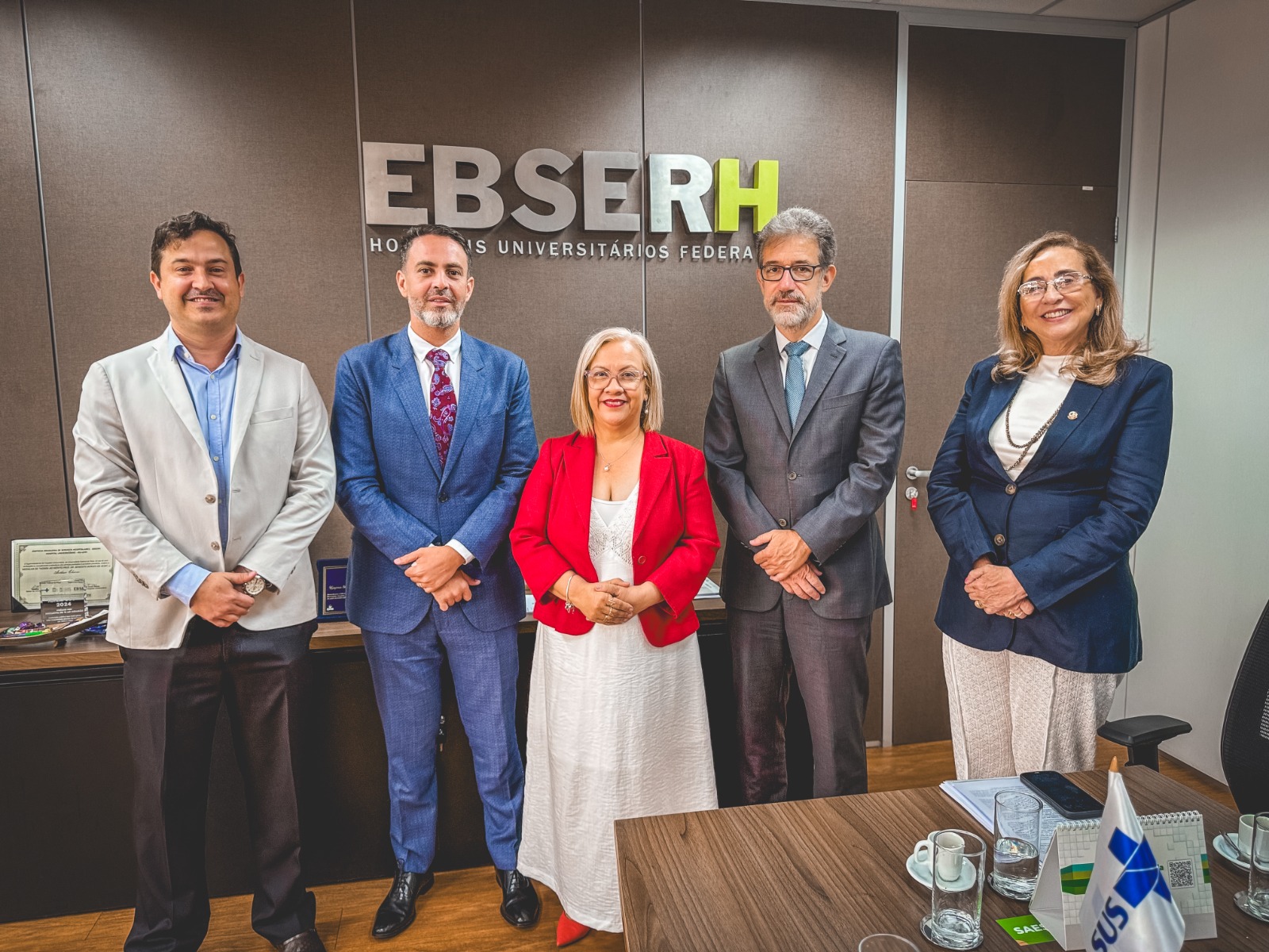 Reunião aconteceu na sede da Ebserh, em Brasília 