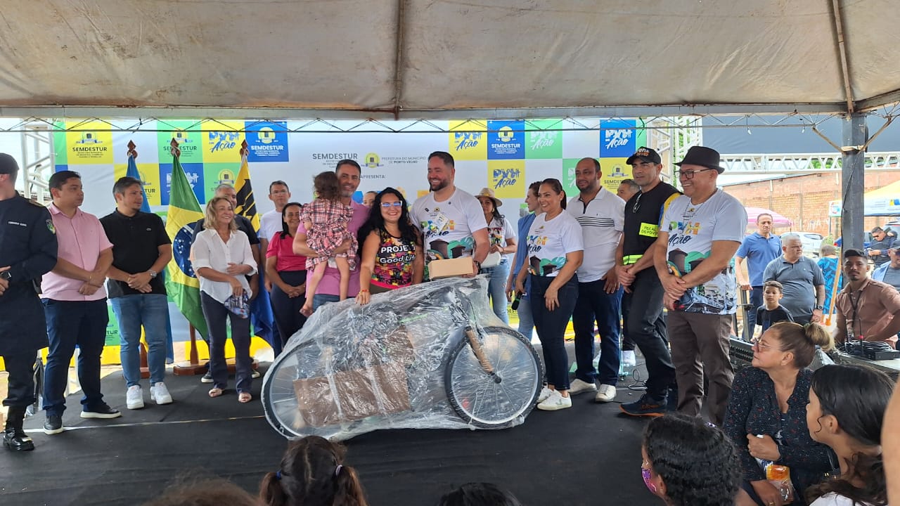 Houve ainda o sorteio de 35 bicicletas e diversos brindes