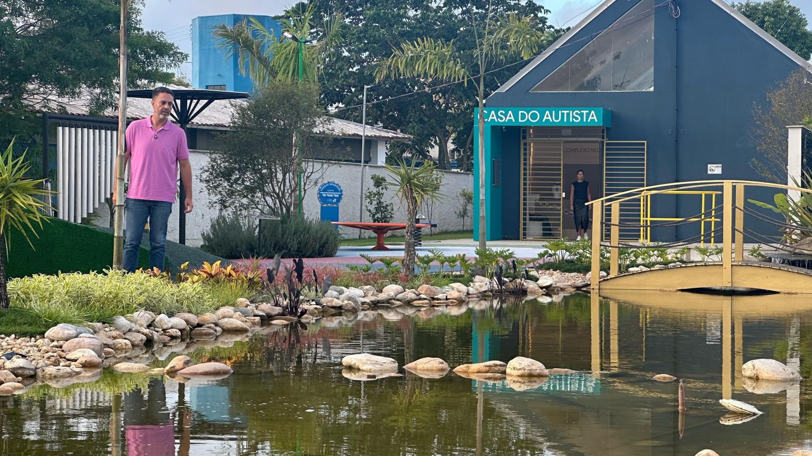 Um dos pontos que mais chamou atenção foi o maior jardim neurossensorial da América Latina