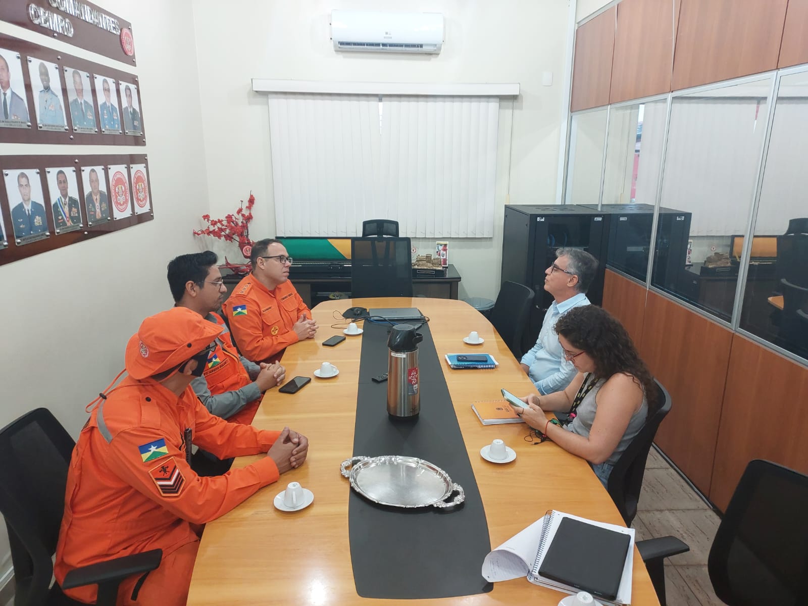 Foco principal da reunião foi a integração entre o sistema da Semur e o Sicat, utilizado pelo Corpo de Bombeiros