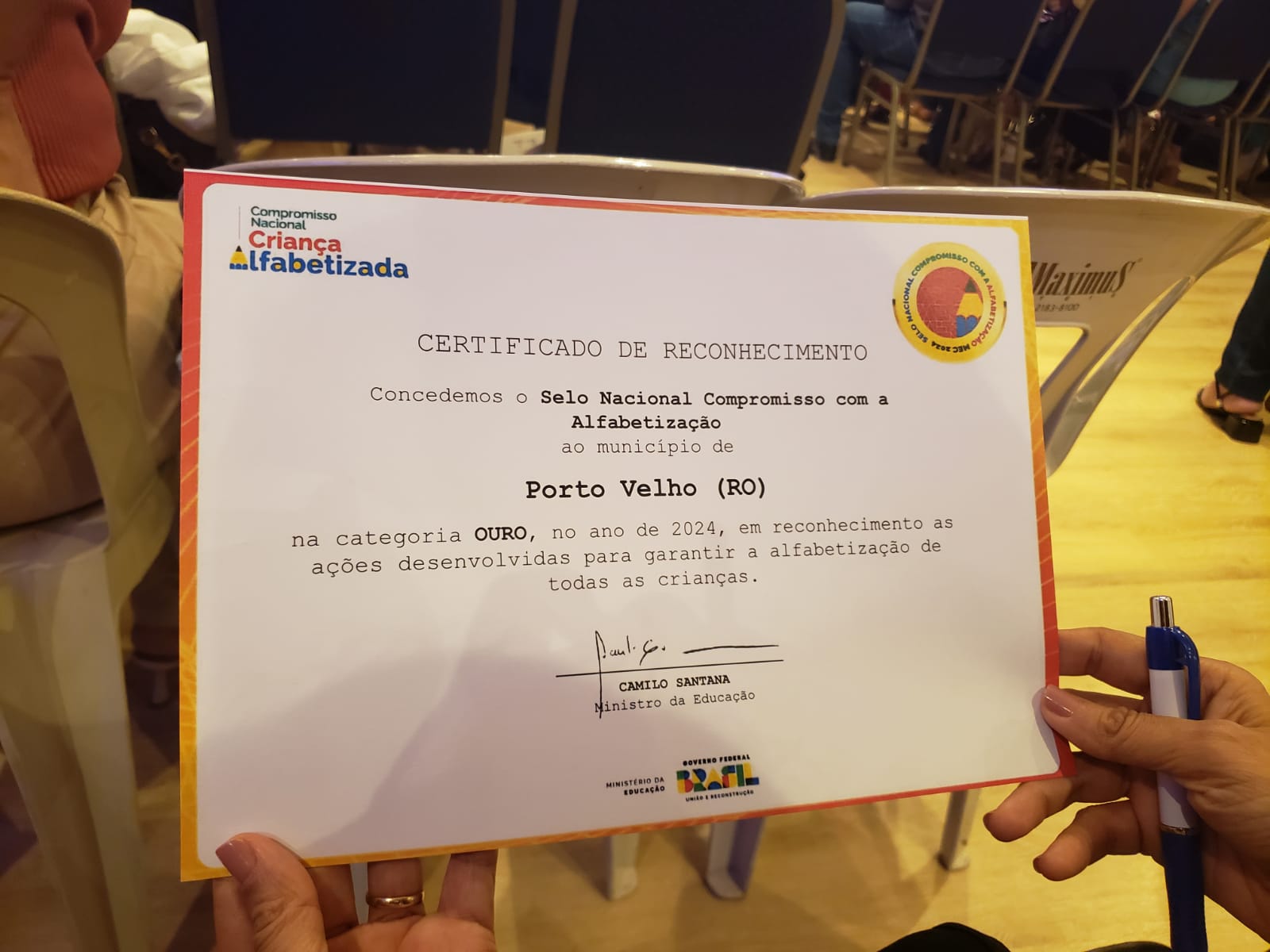 Selo tem como objetivo assegurar o direito à alfabetização plena das crianças brasileiras até o final do 2º ano do ensino fundamenta