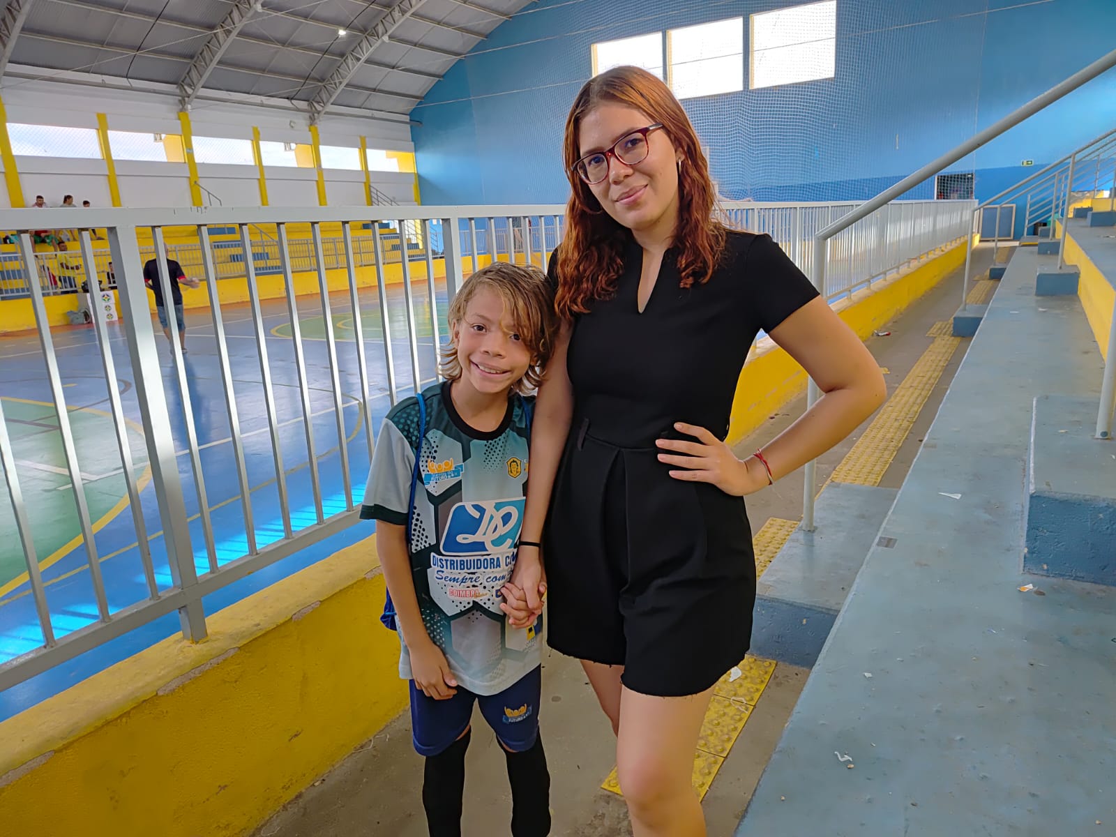 Bruna de Paula falou da satisfação de torcer e apoiar o filho na competição