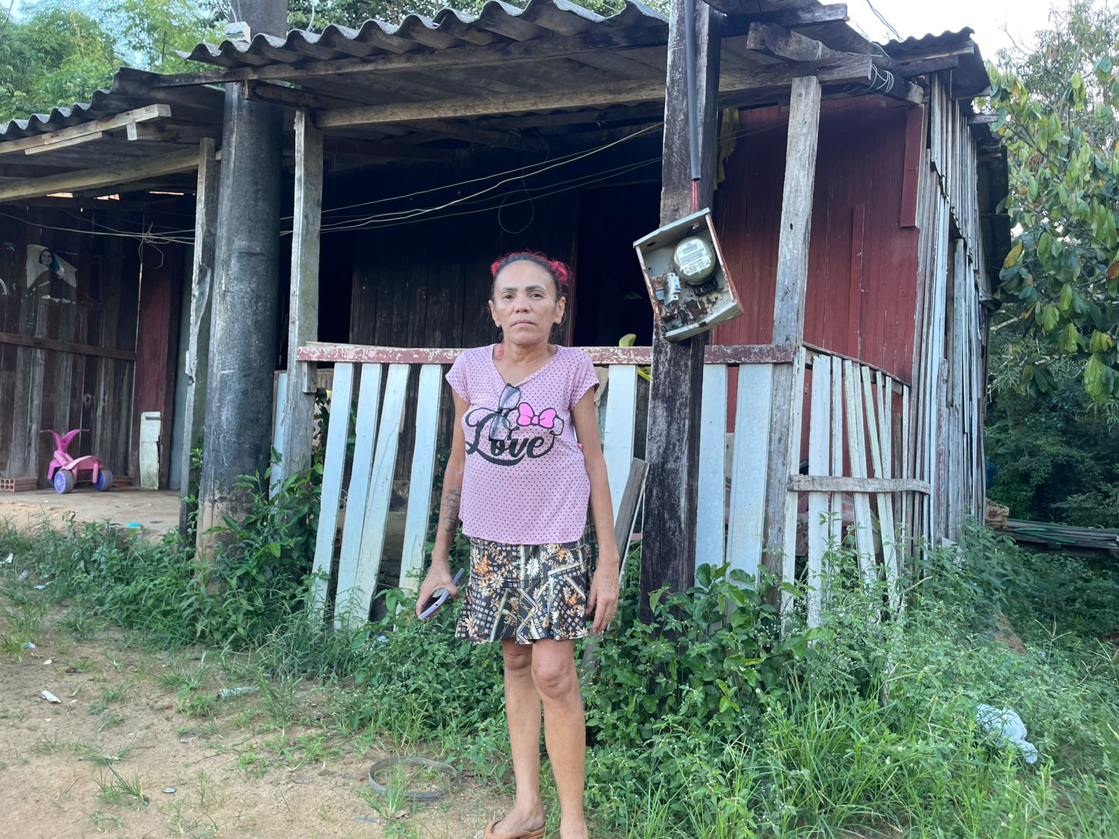 Após anos vivendo em uma área de risco na Vila Tupi, Maria Célia agora se prepara para mudar para o novo endereço