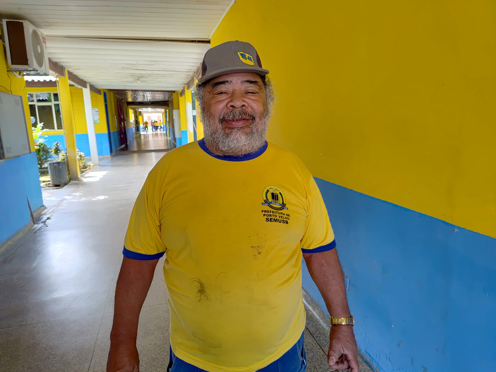 José Ferreira da Silva é servidor da Semusb há 46 anos