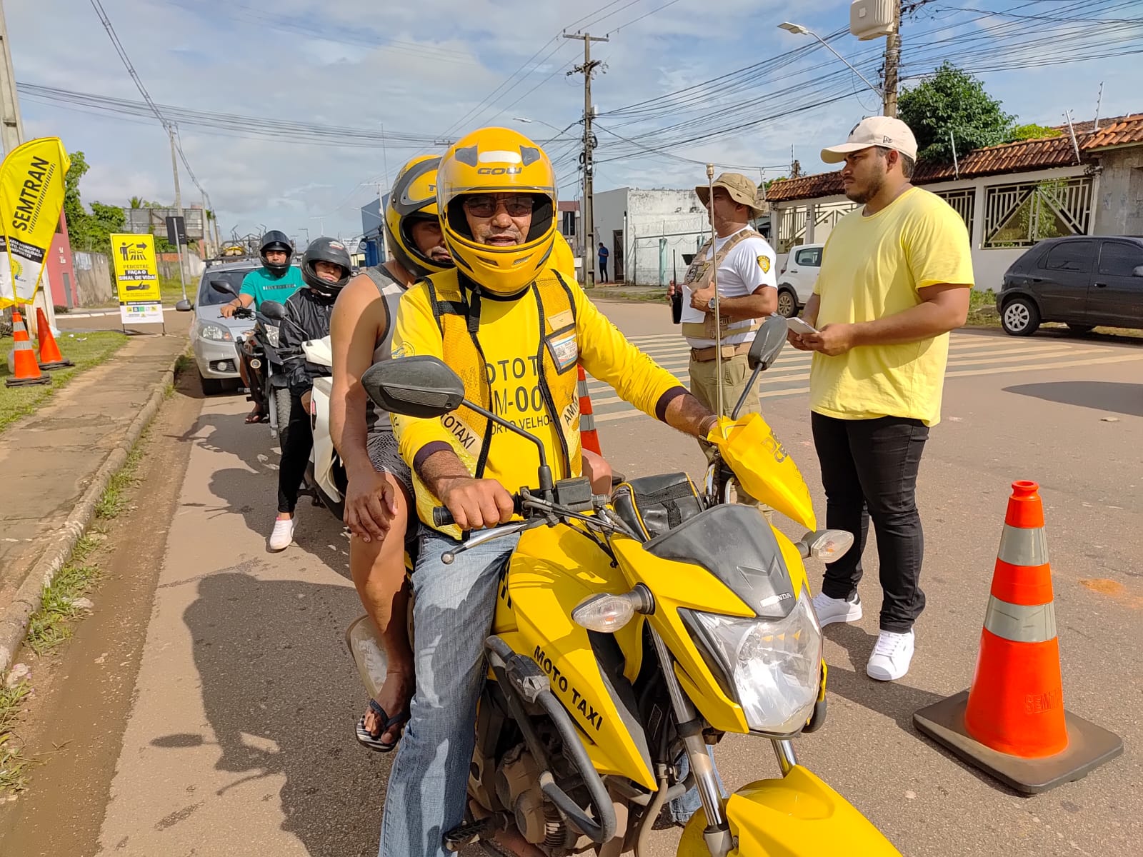 Motociclista Artur Martins de Oliveira também elogiou a ação