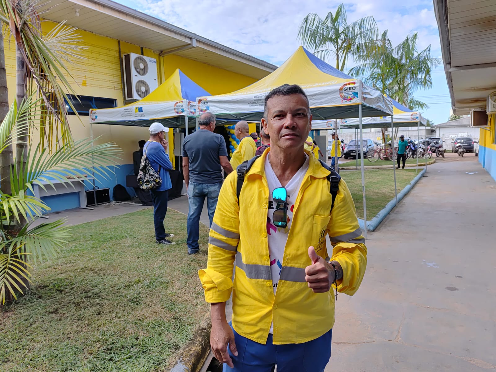 Leandro Souza, trabalha na Semusb há 12 anos