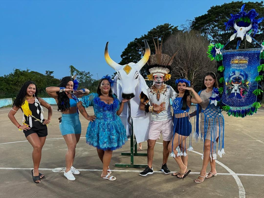 Boi-bumbá Az de Ouro, criado em 1991, é o atual campeão do arraial Flor do Maracujá