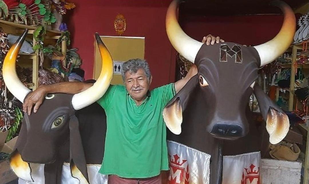 Estevão Fernandes é o fundador do boi-bumbá Marronzinho