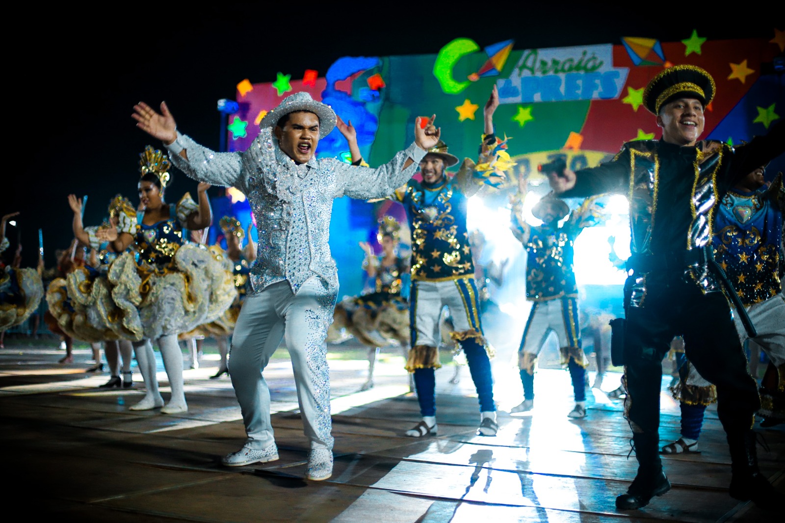 Circuito junino foi aberto oficialmente com a primeira edição do Arraiá da Prefs no Parque da Cidade