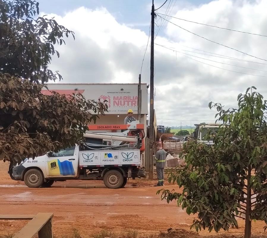 Intervenção imediata da Emdur devolveu iluminação adequada a esses locais 