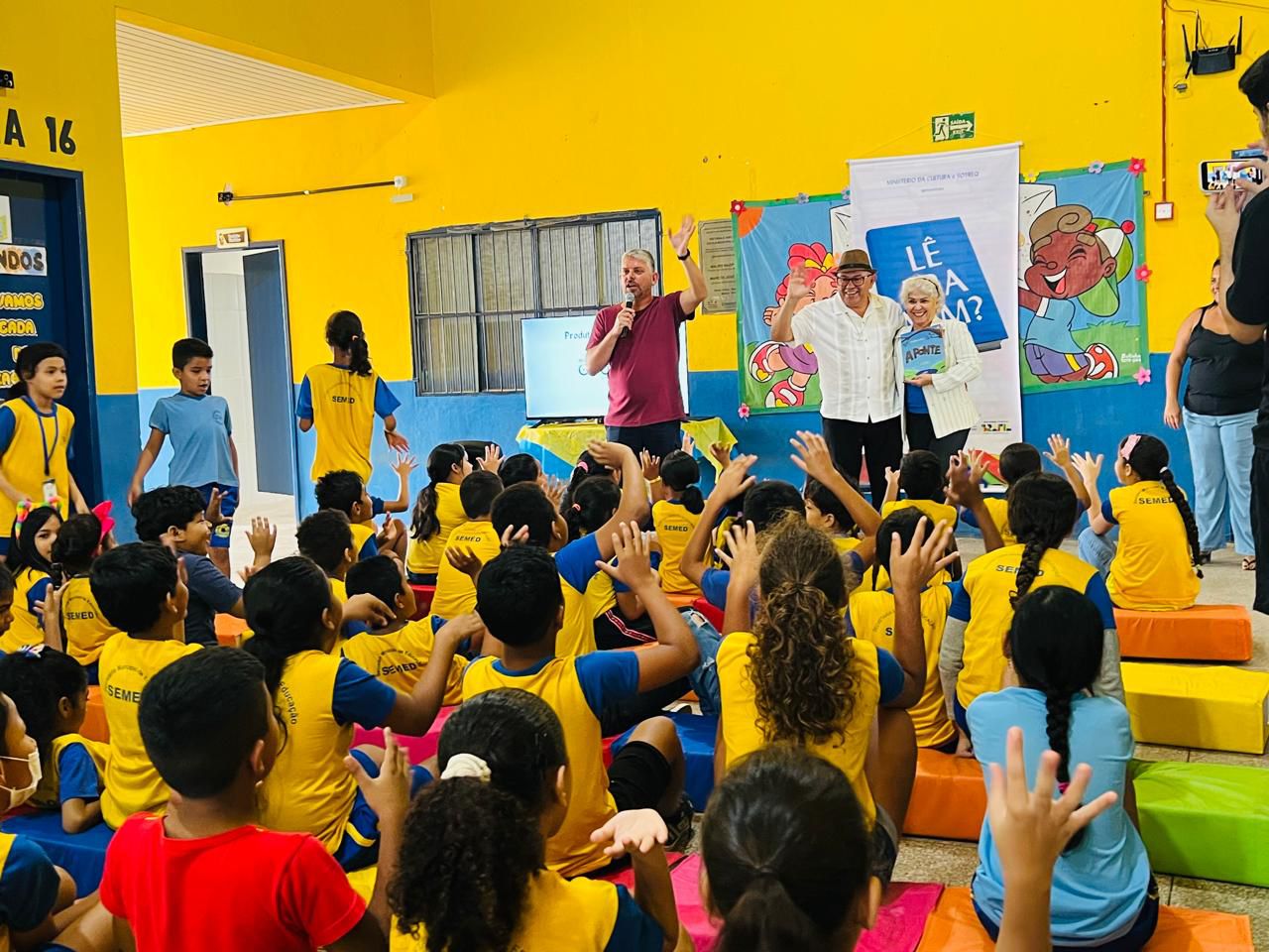 Evento realizado na escola Flamboyant