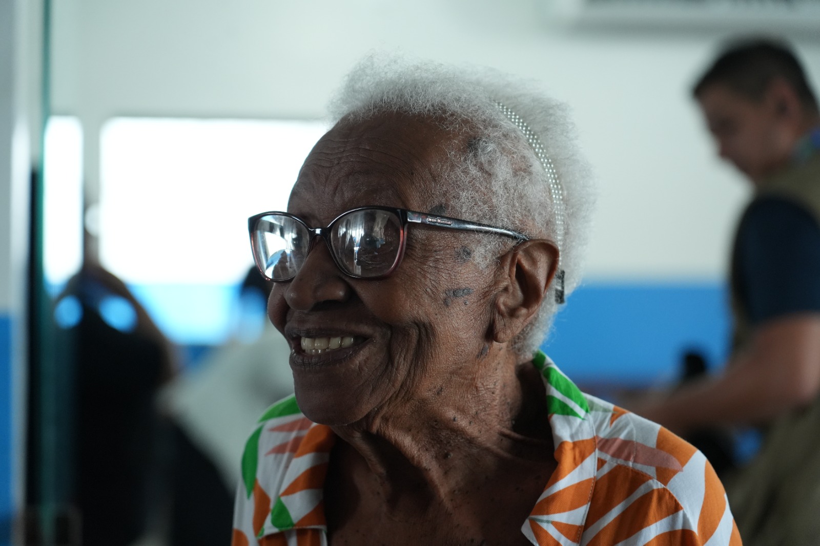 Úrsula Maloney adorou o evento e agradeceu pela oportunidade da vivência com os jovens estudantes