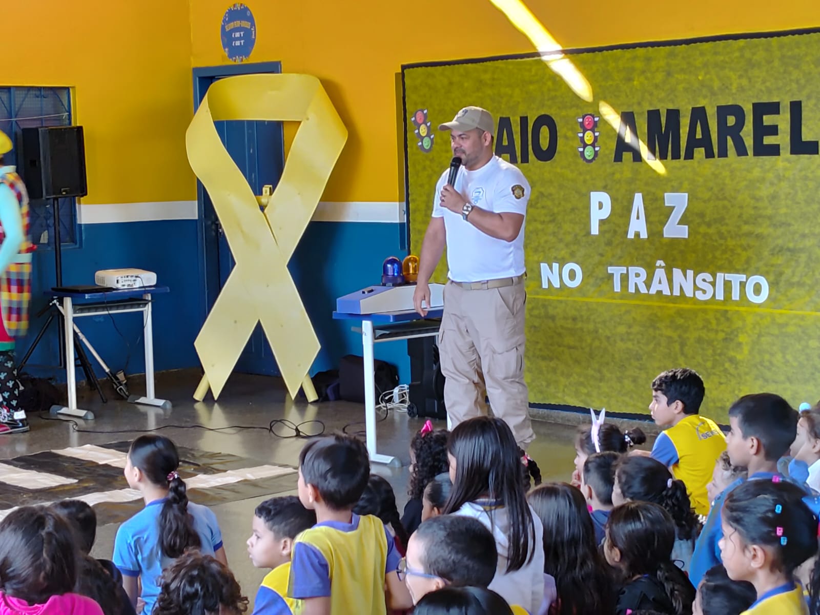 Eduardo Ardaia destacou a importância da formação cidadã dos pequenos pedestres e ciclistas