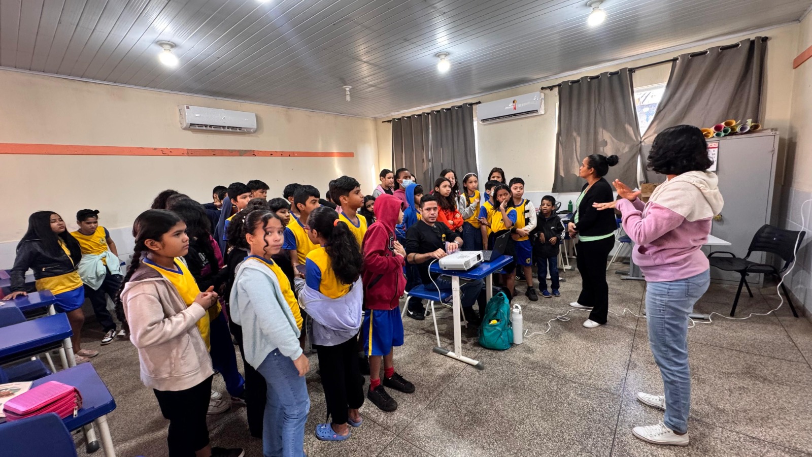 Turma vencedora da atividade foi premiada com um passeio ao Parque Natural de Porto Velho