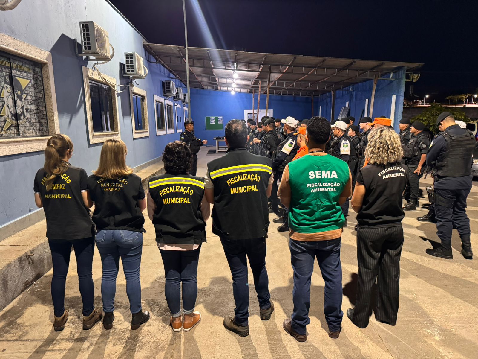 A ação, coordenada pela Polícia Militar, contou com o apoio de diversos órgãos de fiscalização