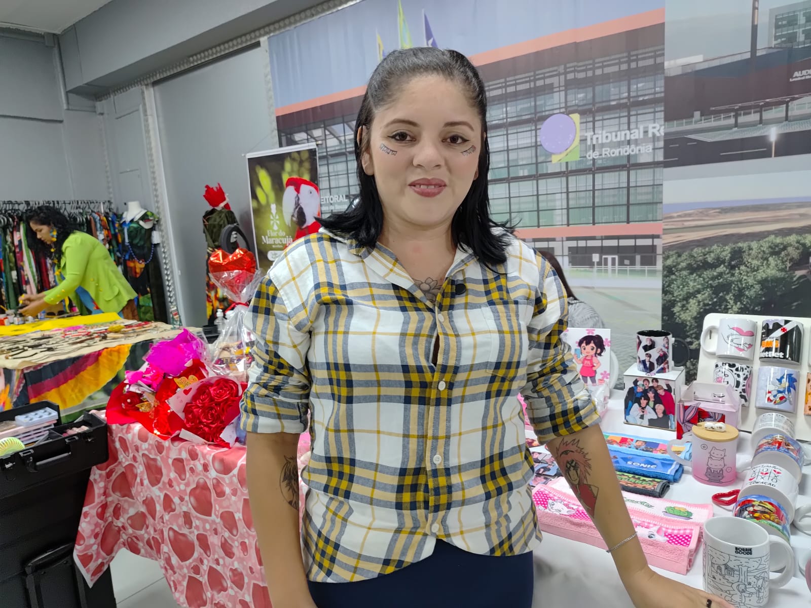 Paloma Bezerra Rodrigues, vendedora de produtos personalizados