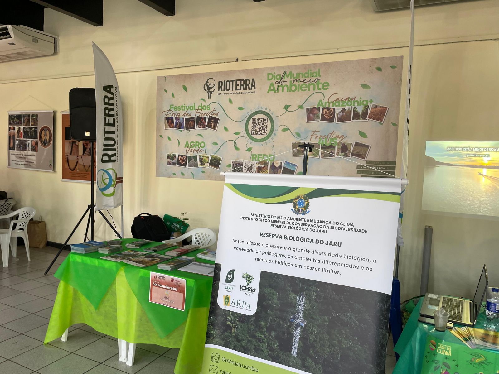 Evento contou com a divulgação de materiais informativos sobre queimadas urbanas 