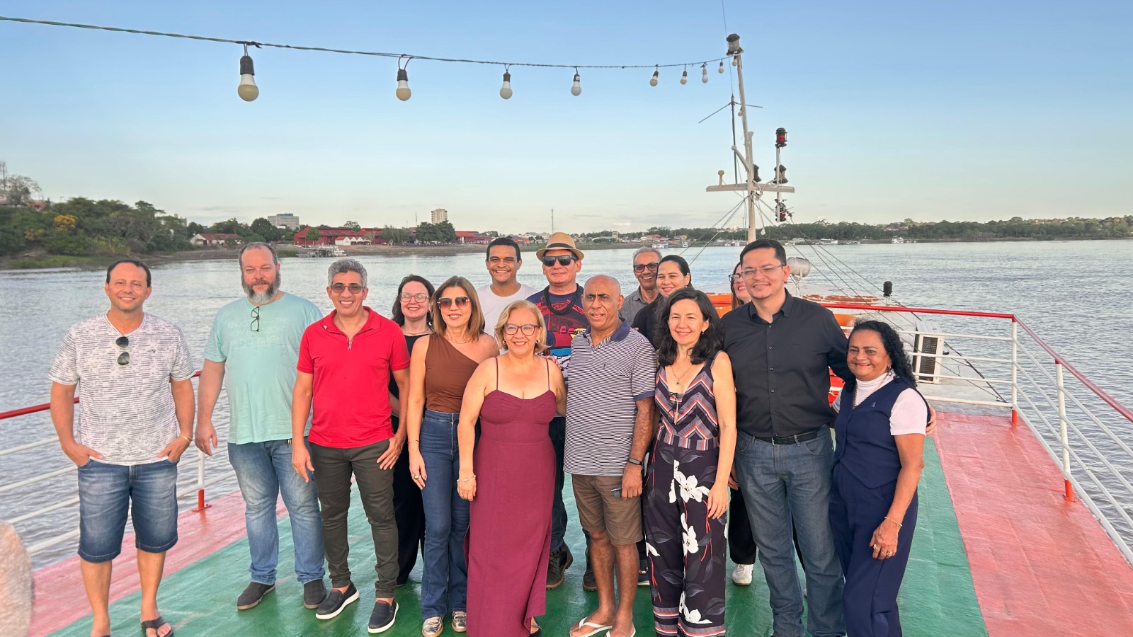 Um dos destaques da programação foi o passeio de barco pelo rio Madeira