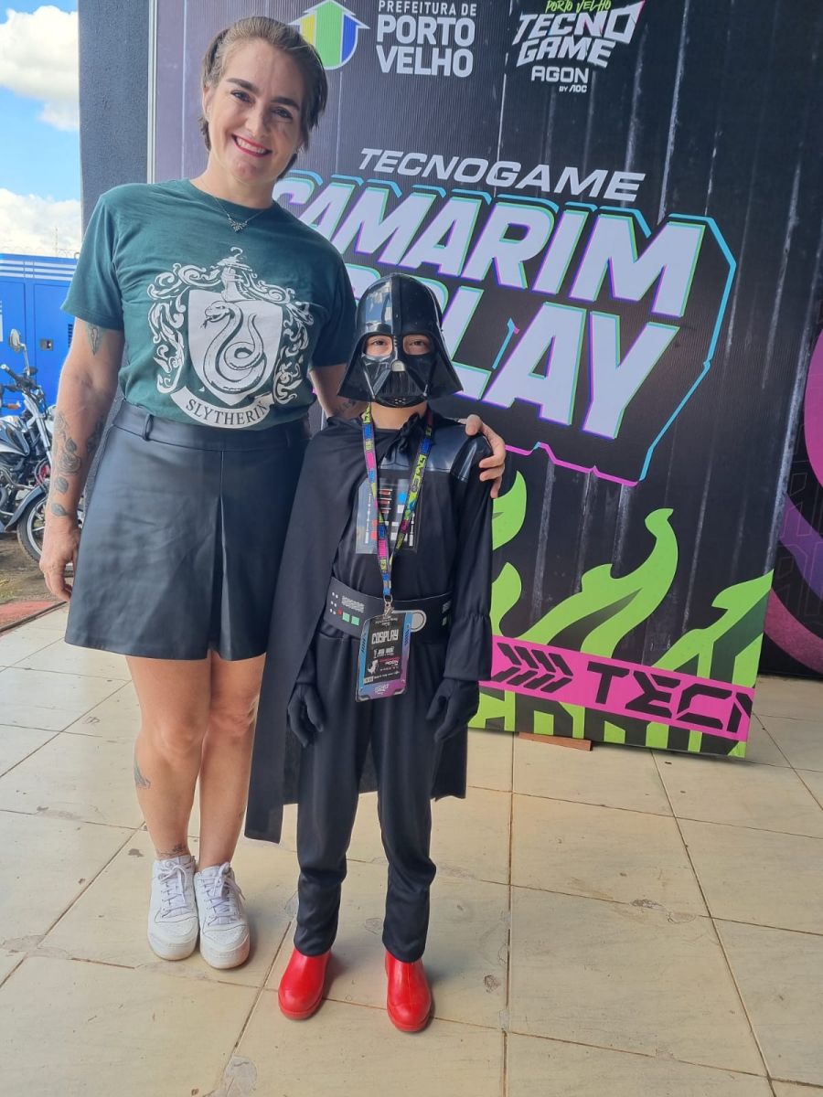 Juliana Passos, estava acompanhada de seu filho e expressou sua empolgação