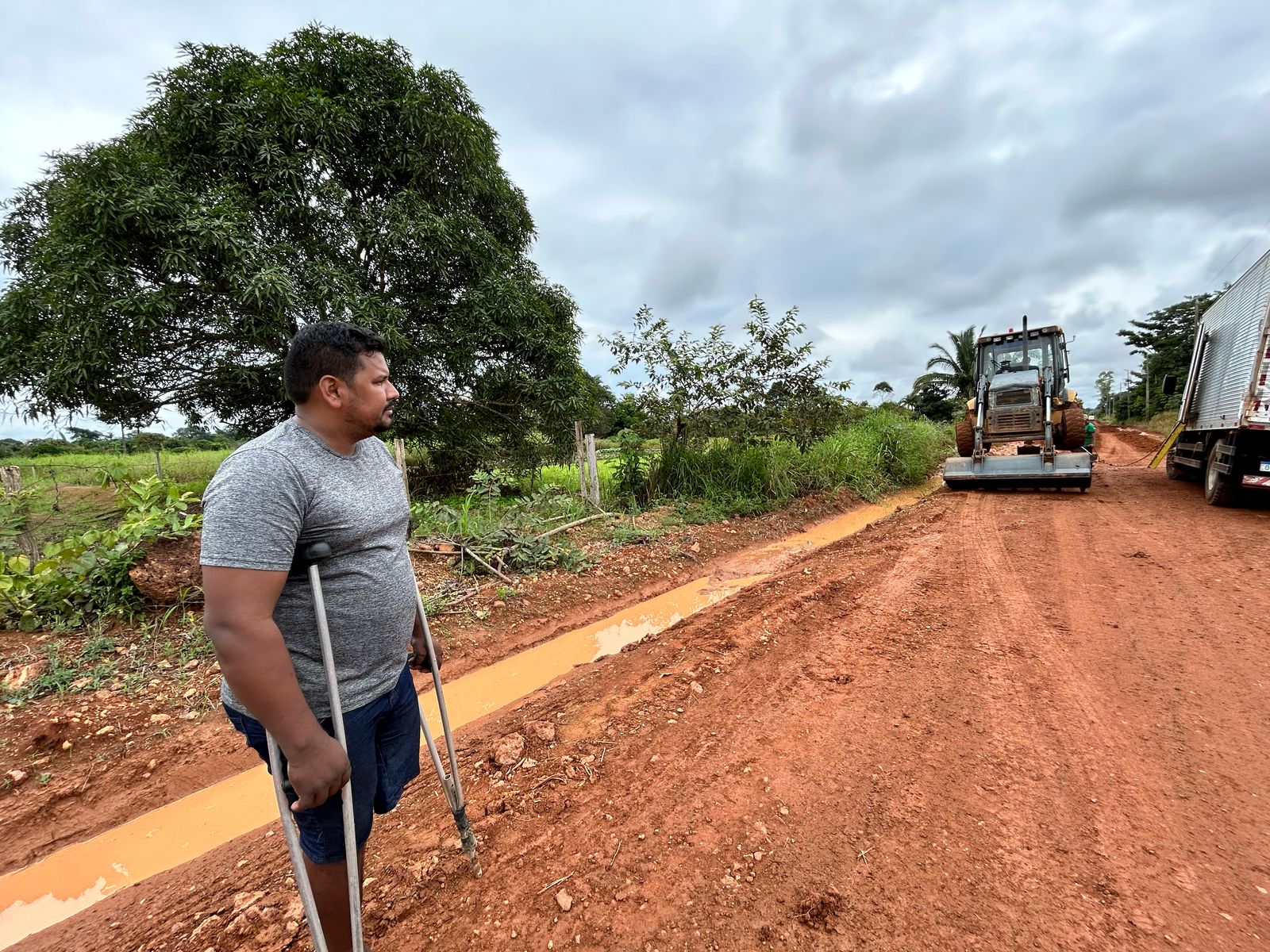 Éder Ferreira reforça a importância da obra para a comunidade